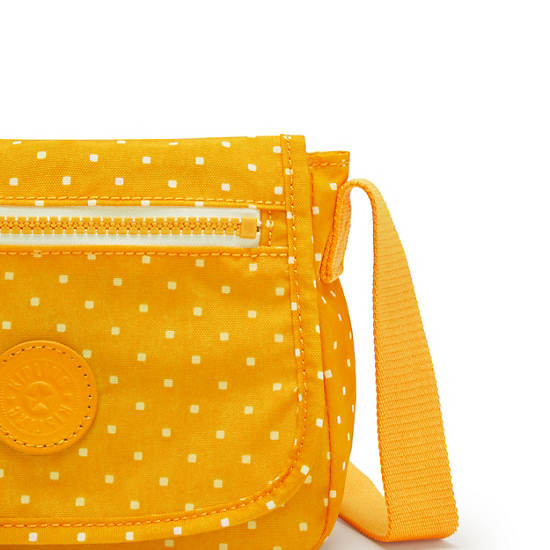 Kipling Sabian Klassieke Printed Crossbody Mini Tassen Geel | België 1876ZU